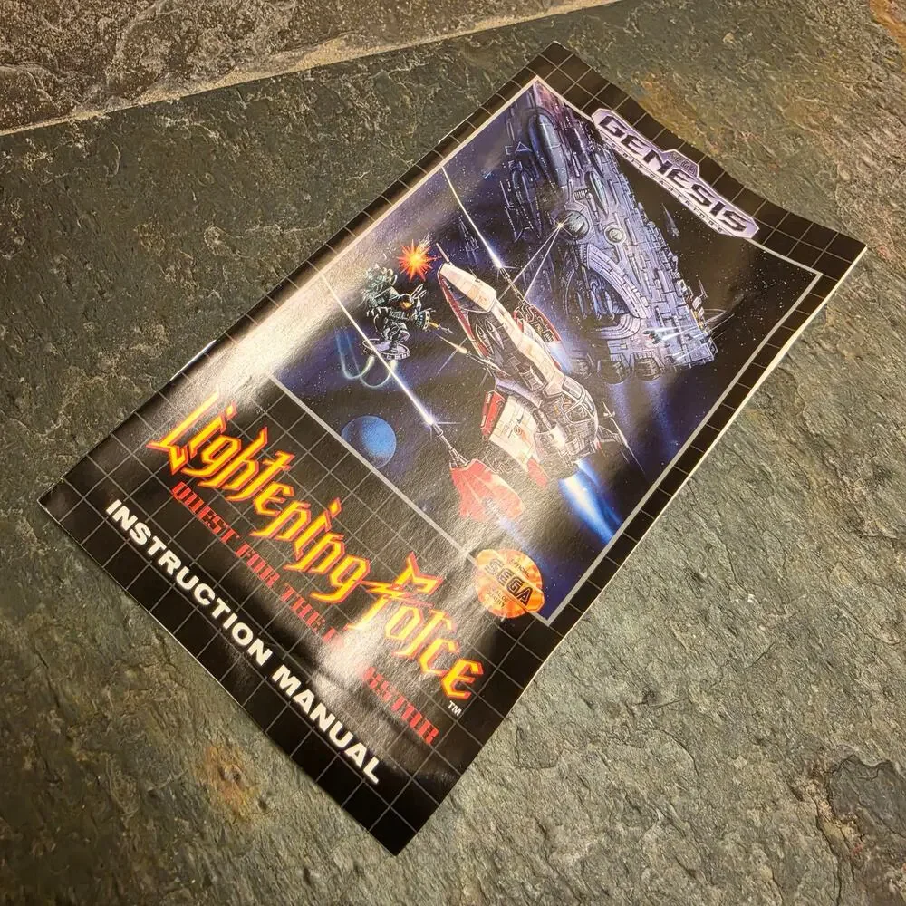 Game - Lightening Force: Quest For The Darkstar (CIB) - Genesis - Sega
